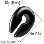 FOR USA ONLY Oval Keyhole Shaped Ear Weights