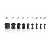 Stainless Steel Ear Stretching Kit x36 pcs. 14G-00G - Alpha Piercing
