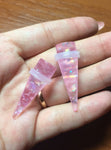 Pink Ear Tapers -Glitter- 3mm-13mm - Alpha Piercing