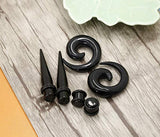 Complete Acrylic Ear Stretching Kit x54 pieces. 14G - 00G - Alpha Piercing