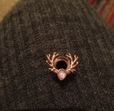 Deer Antlers Tunnels 6mm-16mm - Alpha Piercing
