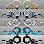 Glass ear tapers. Spiral lobe gauges with free shipping to your doorstep. Sold as pairs and checked for flaws.