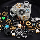 Random Pairs Of Gauges. Alpha Piercing.