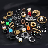 Ear Lobe Gauges. Alpha Piercing. Free Worldwide Shipping.