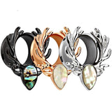 Deer Antlers Tunnels 6mm-16mm - Alpha Piercing