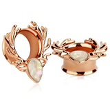 Deer Antlers Tunnels 6mm-16mm - Alpha Piercing