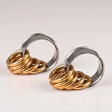 Silver and Gold Ear Tunnels.