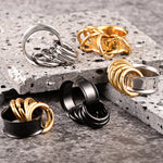 Ear Gauges With Rings. Free Worldwide Shipping.