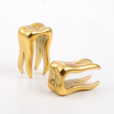 Gold Teeth Ear Weights. Ear Gauges, Weights, Plugs & Tunnels.