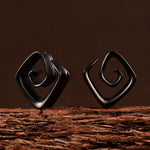 Black Spiral Ear Gauges - Alpha Piercing