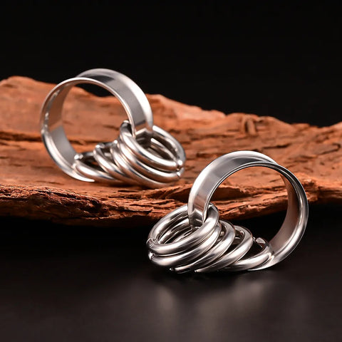 Ear Tunnels With Rings