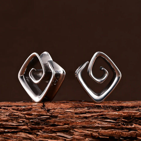 Silver Spiral Ear Gauges - Alpha Piercing