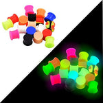 FOR USA ONLY Value Pack  54 Pieces Silicone Tunnels and Plugs 2g-3/4