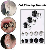 FOR USA ONLY Sitting Cat Ear Tunnels 0g-5/8''(8mm-16mm)