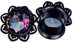 FOR USA ONLY Vintage Ear Plugs With Zircon Crystal 0g-5/8 (8mm-16mm)