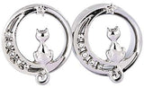 FOR USA ONLY Sitting Cat Ear Tunnels 0g-5/8''(8mm-16mm)