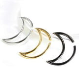 Moon ear weights with free worldwide shipping. Ear weight hangers for ear stretching. Sold as pair and checked for flaws.