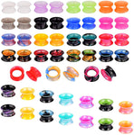 FOR USA ONLY Silicone Ear Tunnels Set of 26 Pairs 2G-3/4'' (6mm-20mm)