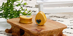 Water Drop Heart Wooden Plugs 8mm-25mm - Alpha Piercing