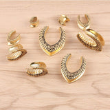 FOR USA ONLY Saddle Triangular Incomplete Ear Tunnels 0g-1 inch (8mm-25mm)