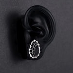 Oval Spider Web Ear Tunnels
