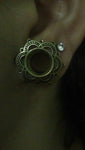 Vintage Antique Brass Ear Tunnels - Alpha Piercing