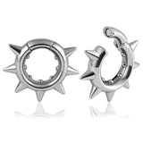 Spiked Round Ear Weights