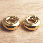 Polished Round Ear Weights