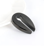 Engraved Keyhole Ear Weights