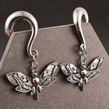 Butterfly ear hangers. Free worldwide shipping.