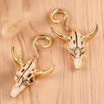 Dangle gnu skull ear weights with free shipping to your doorstep. Ear lobe stretching hangers sold as pairs and checked for flaws.