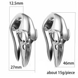Raven Skull Ear Weights - Alpha Piercing
