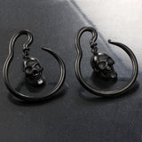 Black Skull Ear Hangers