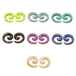 Set of Ear Spiral Tapers 1.6mm - 20mm ( 7 Pairs ) - Alpha Piercing
