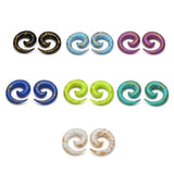 Set of Ear Spiral Tapers 1.6mm - 20mm ( 7 Pairs ) - Alpha Piercing