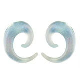 Glass Ear Spiral Tapers 6mm, 8mm, 10mm - Alpha Piercing