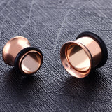 Stainless Steel Single Flare Tunnels 1.6mm-25mm - Alpha Piercing
