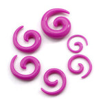 Acrylic Spiral Stretching Kit x12 pieces. 2mm - 8mm - Alpha Piercing
