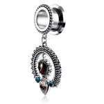 Helix Dangle Stainless Steel Ear Tunnels 6-16mm - Alpha Piercing