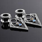 Helix Dangle Stainless Steel Ear Tunnels 6-16mm - Alpha Piercing