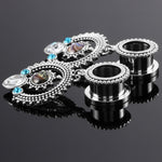 Round dangle ear tunnel gauges with free shipping to your doorstep. Our tunnels are sold as pairs and checked for flaws. Made with high quality materials.