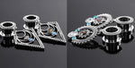 Helix Dangle Stainless Steel Ear Tunnels 6-16mm - Alpha Piercing