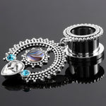 Helix Dangle Stainless Steel Ear Tunnels 6-16mm - Alpha Piercing