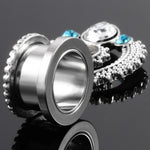 Helix Dangle Stainless Steel Ear Tunnels 6-16mm - Alpha Piercing