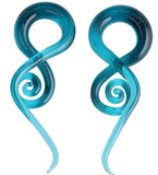 Pyrex Glass Ear Spirals 5mm - 14mm - Alpha Piercing