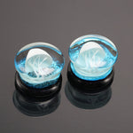 Jellyfish Glass Ear Plugs 8mm - 16mm - Alpha Piercing
