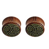 Wooden Ear Plugs 8mm-20mm (Organic Wood) - Alpha Piercing