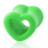 Acrylic Cute Heart Tunnels 4mm-12mm - Alpha Piercing