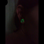 Glowing In The Dark Skull Ear Plugs 10mm-24mm - Alpha Piercing