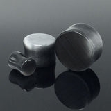 Organic Cymophanite Stone Ear Plugs 6mm - 16mm - Alpha Piercing
